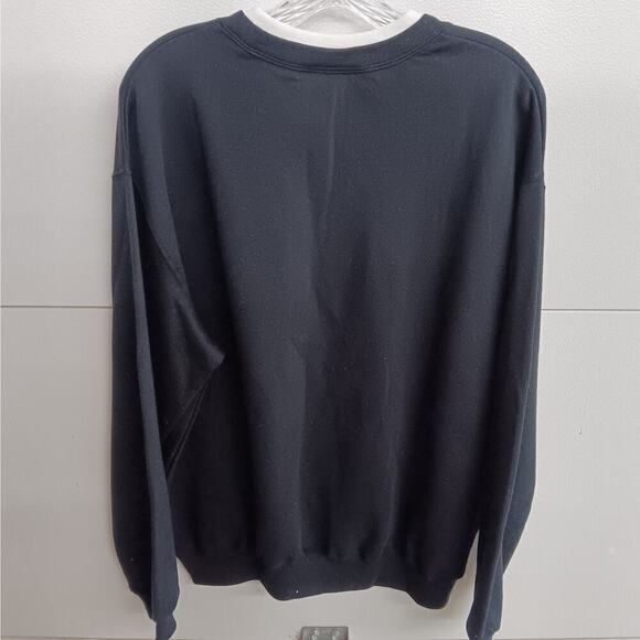 NWT Decorated Originals XL Snowman Applique Black Sweatshirt - Picture 4 of 4